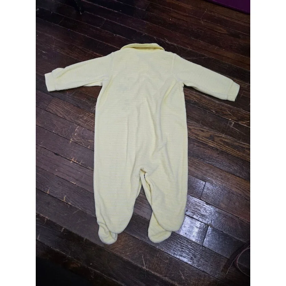 Vintage 2000s Carters Yellow Bee Body Suit Footies